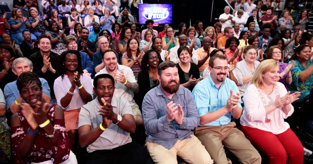 Family Feud audience clapping