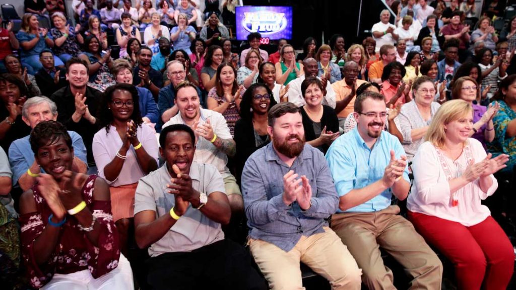 Family Feud audience clapping