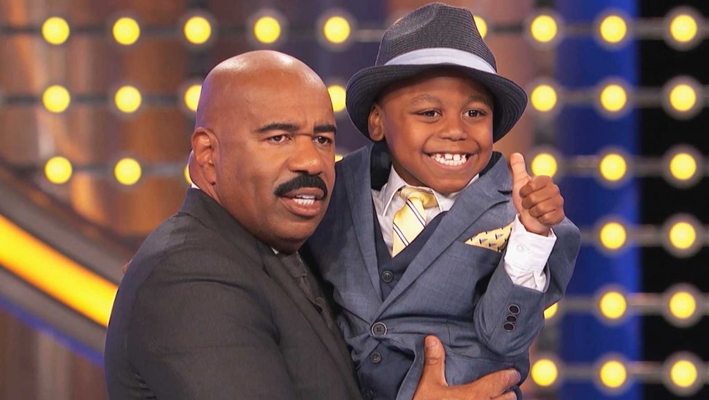 Isaiah Bates meets Steve Harvey