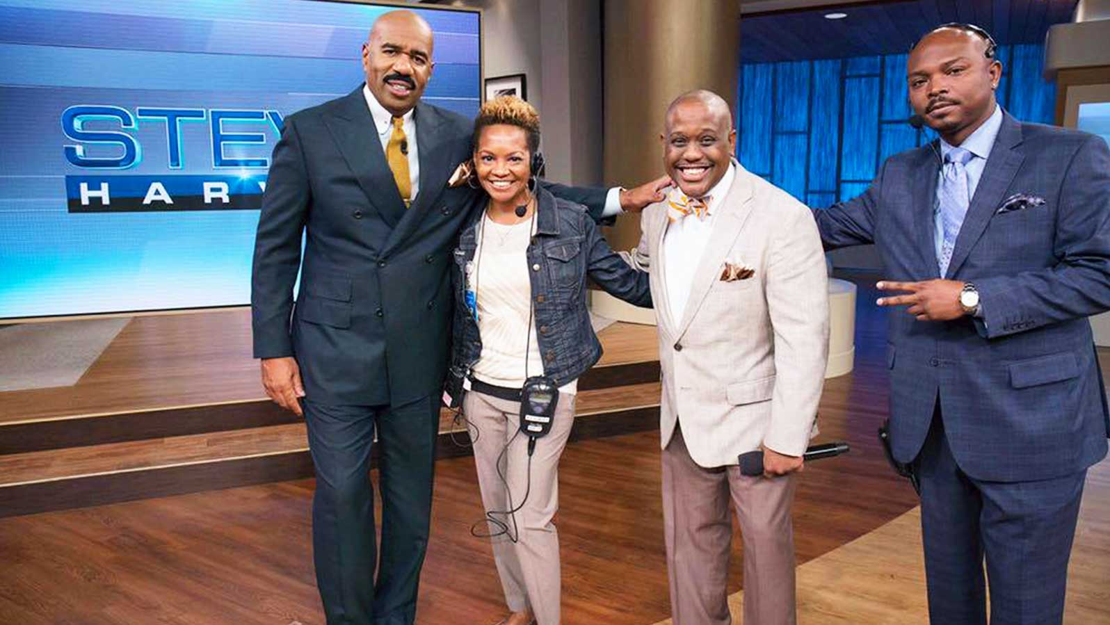 Steve Harvey, Tanya Person-Irby, Rubin Ervin and Terelle "E.T" Johnson