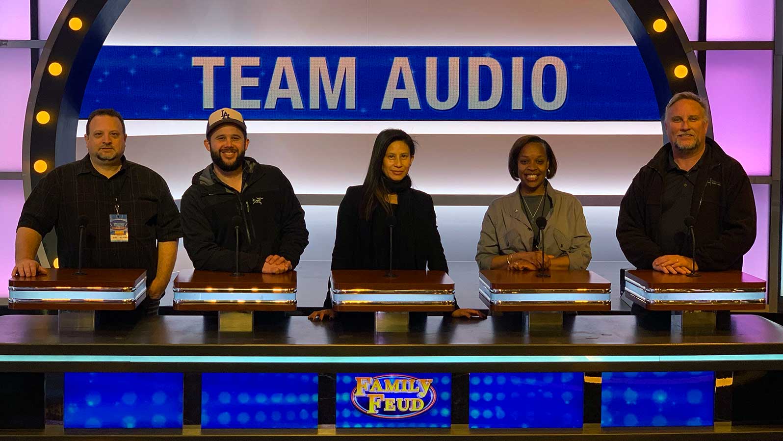 Family Feud audio team